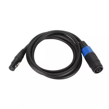 Профессиональный акустический кабель длиной 5,9 фута, ПВХ, гнездо на XLR, гнездо, бескислородный медный усилитель