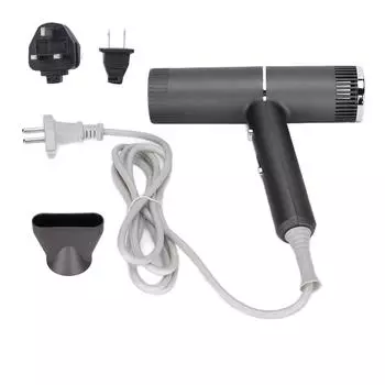 Профессиональный электрический фен для волос серый портативный фен для укладки волос с защитой от перегрева US Plug 110V