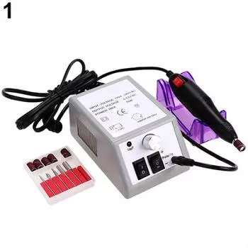 Профессиональный электрический лак для ногтей, машина для маникюра и педикюра, набор со сверлами 110 V