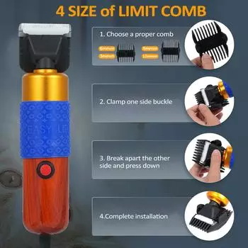 Профессиональный электрический триммер для ковров высокой мощности 200 Вт, машинка для стрижки шерсти домашних животных, машинка для стрижки собак, набор для груминга, машинка для стрижки собак EU Plug