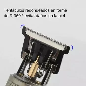 Профессиональный электрический триммер для волос, бритва с зарядкой через USB и встроенным аккумулятором, салонный стиль, усовершенствованная машинка для стрижки волос