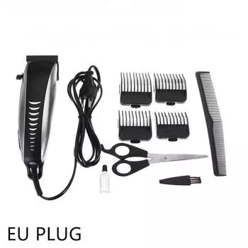 Профессиональный электрический триммер для волос с вилкой европейского стандарта, машинка для стрижки волос, бритва, набор для стрижки волос, набор для стрижки волос EU