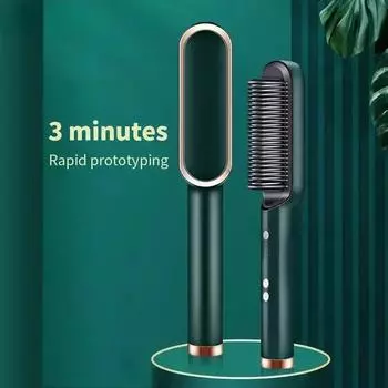 Профессиональный электрический выпрямитель для волос с быстрым нагревом, профессиональный выпрямитель для волос с отрицательными ионами, выпрямитель для волос EU белый