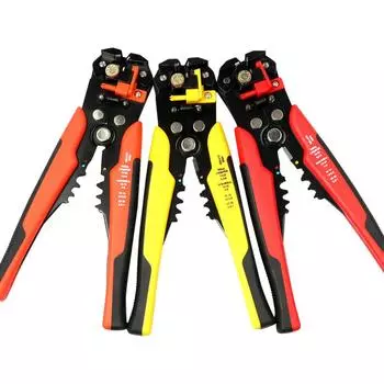 Профессиональный электрик, инструмент для зачистки проводов, резак для зачистки проводов, автоматические многофункциональные клещи для обжима, инструменты для зачистки проводов оранжевый