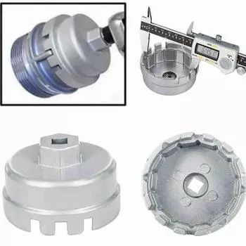 Профессиональный алюминиевый автомобильный масляный фильтр ключ шляповидный ключ для Toyota PRIUS COROLLA RAV4 Matrix Avalon белый