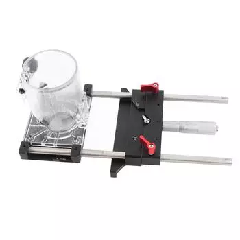 Профессиональный алюминиевый сплав Кромкообрезной станок Универсальный триммер для тонкой настройки Подставка для прорезки пазов разноцветный