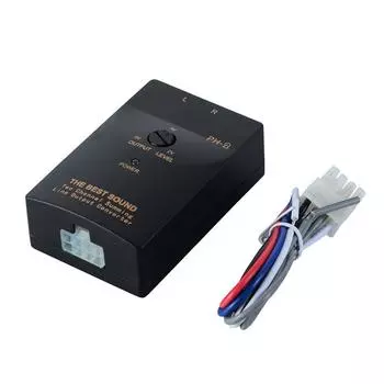 Профессиональный автомобильный аудиоконвертер с высоким и низким уровнем 0-2 В, суммирующий линейный выходной комплект