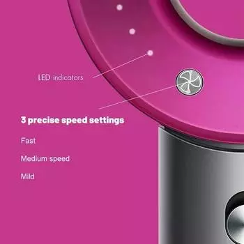 Профессиональный безлистный электрический фен машина отрицательные ионы 220 В воздуходувка суперионный фен 5 в 1 EU красный