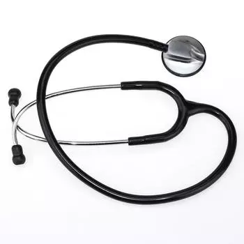 Профессиональный больничный стетоскоп EMTCardiology из нержавеющей стали, классический стетоскоп для врача, медсестры, ветеринара чёрный