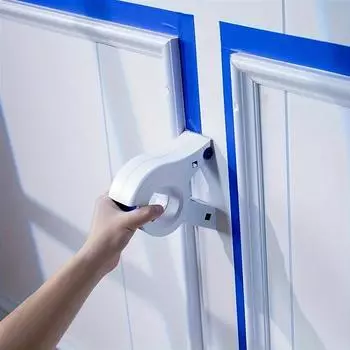 Профессиональный диспенсер для малярной ленты - прочный инструмент для нанесения АБС-покрытия на стены, для стыковки и герметизации - идеально подходит для дома белый