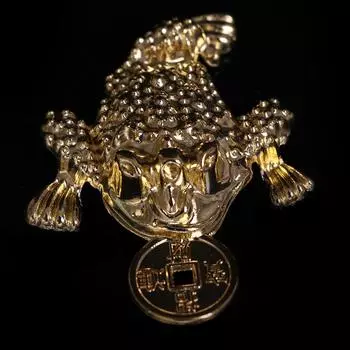 Профессиональный дизайн, трехногие золотые украшения из жабы и бронзовые жабы