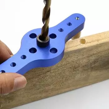 Профессиональный дюбель-джиг с анодированной поверхностью, вертикальное сверление, широкое применение, локатор отверстий для деревообработки, сделай сам красный