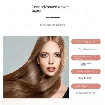 Профессиональный фен 8 в 1 с горячими расческами Elle Lock Label, инструмент для гладкой укладки волос, фен Airwrap, домашняя машинка для укладки волос us красный