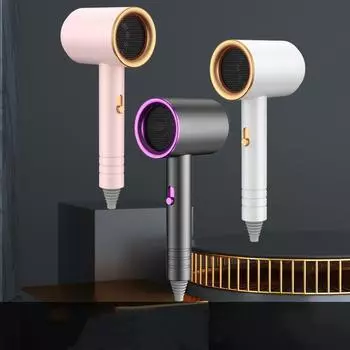 Профессиональный фен для волос, горячий и холодный ветер, воздушная щетка, фен, сушилка для фена Negative Lonic, сильный PowerDryer, салонный инструмент, быстрая сушка для дома EU зелёный