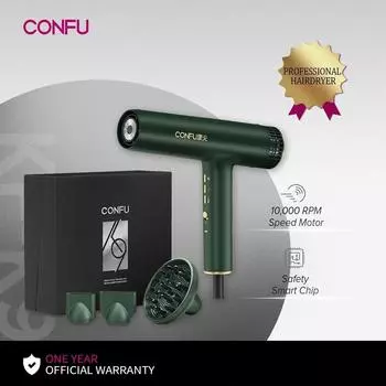 Профессиональный фен для волос, высокоскоростной, мощный ветер, парикмахерский фен, отрицательные ионы, уход за волосами, инструменты для укладки, быстрая сушка EU зелёный