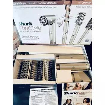 Профессиональный фен Shark FlexStyle с отрицательными ионами и мощный фен Airwrap, щетка для укладки волос и мультистайлер, бигуди, инструменты для укладки us