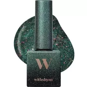 Профессиональный гель-лак Weed Shan Weed Gel 10 г, G07 тройной эффект зеленый, 1 шт.