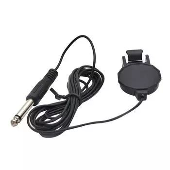 Профессиональный гитарный звукосниматель с разъемом 6,35 мм для акустических классических партий as described чёрный