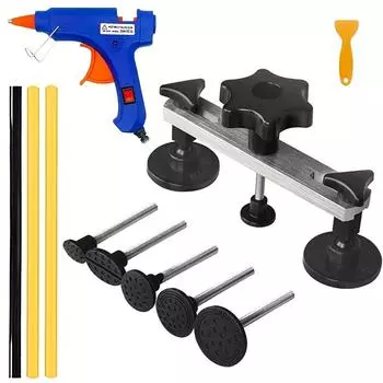 Профессиональный инструмент для ремонта автомобиля из алюминиевого сплава, беспокрасочный съемник вмятин для автомобиля, набор ручных инструментов для ремонта моста, набор для устранения повреждений от града