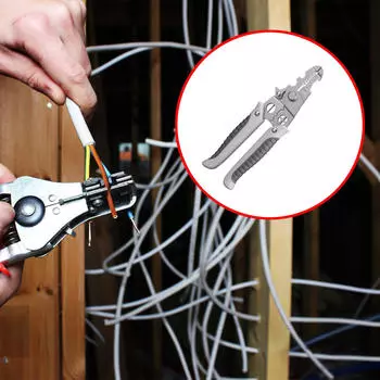 Профессиональный инструмент для резки проводов для электриков Silver with Marks