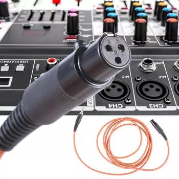 Профессиональный кабель для наушников Q701/K712/K702/K240/K240 MKII/K141/K171 с адаптером 6,35 мм и разъемом 3,5 мм