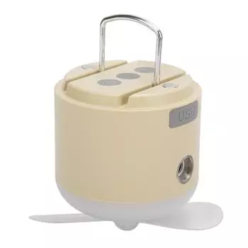 Профессиональный кемпинговый фонарь IPX7 водонепроницаемый с распылителем тумана, кемпинговый свет с вентиляторами, павербанк для