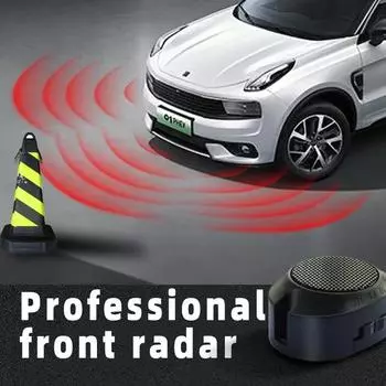 Профессиональный комплект датчиков парковки спереди автомобиля, система помощи водителю парктроника, громкость зуммера, регулируемая, универсальная красный