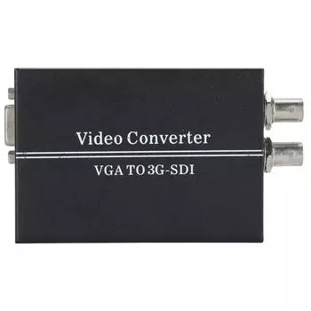 Профессиональный конвертер VGA в SDI поддерживает SD HD 3G SDI 1080P Видеоадаптер VGA в SDI для SDI EU Plug