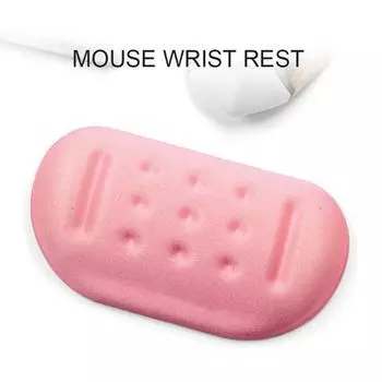 Профессиональный коврик из пены с эффектом памяти, удобный коврик для мыши для ПК, подушка для запястья, аксессуары, коврик серый