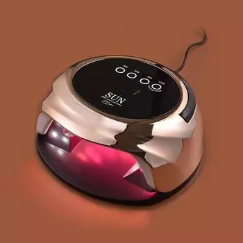 Профессиональный красный свет, лампа для дизайна ногтей, 98 Вт, светодиодная лампа для фототерапии, сушилка для гель-лака, маникюрная машина, УФ-лампа для ногтей US