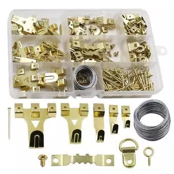 Профессиональный крючок для подвешивания картин, 220 шт., устойчивый, широкий спектр применения, аксессуары, пилообразная вешалка, домашний декор