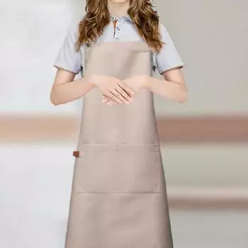 Профессиональный кухонный фартук для мужчин и женщин, водонепроницаемый пылезащитный регулируемый фартук для шеи, идеально подходит для кафе, салонов красоты, работы с ногтями