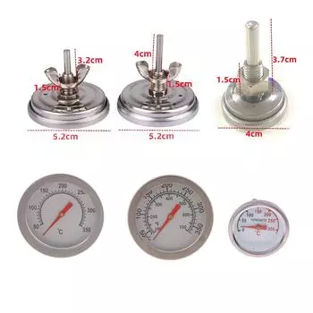 Профессиональный кулинарный аксессуар 0-300C биметаллический термометр для барбекю для гриля духовки герметичный зонд детектор температуры as the picture