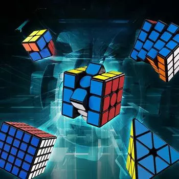 Профессиональный магический куб Meilong 3C: Гладкая трехуровневая головоломка соревновательного уровня.