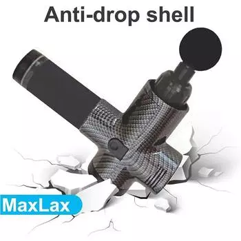 Профессиональный массажный пистолет, фасциальный пистолет, спортивная терапия, мышечный ударный массаж с глубокой вибрацией тканей чёрный