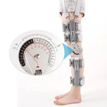 Профессиональный медицинский регулируемый шарнирный бандаж на колено для облегчения артрита, боли в суставах, мениск, разрыв после операции