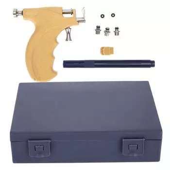 Профессиональный металлический безболезненный инструмент для пирсинга, инструмент для пирсинга носа, уха, пупка, уха