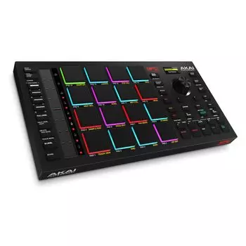 Профессиональный MIDI-контроллер Akai с RGB-дисплеем, 16 назначаемыми барабанами, цветным сенсорным ЖК-дисплеем MPC Studio, подсветкой MPC Studio, размером, совместимостью, пэдами,