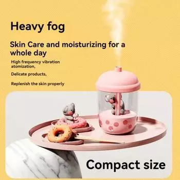 Профессиональный милый питомец коала густой туман бытовой увлажнитель маленький бесшумный USB зарядка увлажнитель настольный увлажнитель