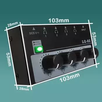 Профессиональный мини аудио микшер Делитель Онлайн Многоплатформенная прямая трансляция GAX-LQ02 Аудио Микшер для нескольких сценариев