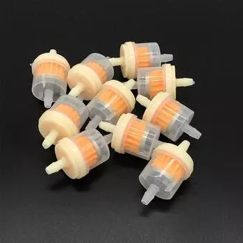 Профессиональный мотоциклетный масляный фильтр, линейный газовый топливный фильтр, бензиновые фильтры для мотоцикла, скутера, инструмент 50 Pcs