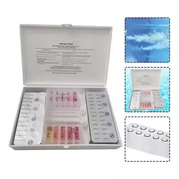 Профессиональный набор для тестирования воды в бассейне 3 в 1 для точного измерения брома и pH