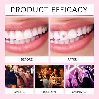 Профессиональный набор для украшения зубов драгоценными камнями «сделай сам» Love Horse Eye Crystals Jewelry Kit Teeth Gems Kit Tooth Gems For Зубы Украшения для зубов Старт