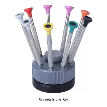 Профессиональный набор отверток для часов, часов, компьютеров, мобильных телефонов, отвертка с основанием