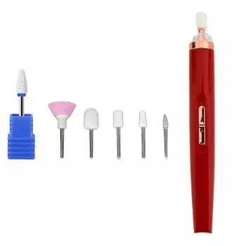 Профессиональный набор высокоскоростных сверл для ногтей, портативная мини-пилочка для ногтей, маникюрная ручка, оборудование, инструменты