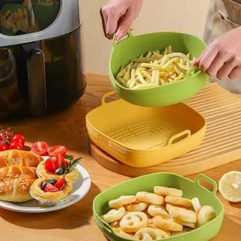 Профессиональный не липкий пищевой класс, противень для выпечки круглой и квадратной формы, кухонные принадлежности, противень для выпечки в духовке Round зелёный