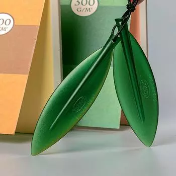 Профессиональный нож для акварельной бумаги Специальный нож для художественных принадлежностей Форма ивового листа Пластиковый нож для вскрытия писем