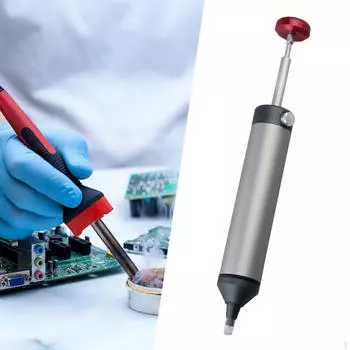Профессиональный отсасывающий припой насос для отпайки мощный вакуумный паяльник для удаления припоя