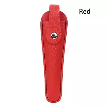 Профессиональный парикмахер ножницы кожаный чехол из искусственной кожи защитный чехол красный