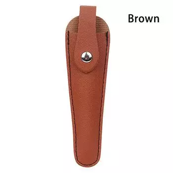 Профессиональный парикмахер ножницы кожаный чехол из искусственной кожи защитный чехол коричневый